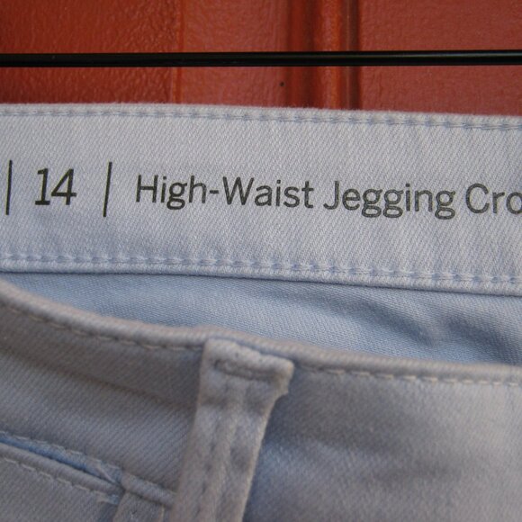 Talbots NWOT - High-Waisted Jeggings - White - Size 14 - Picture 5 of 5